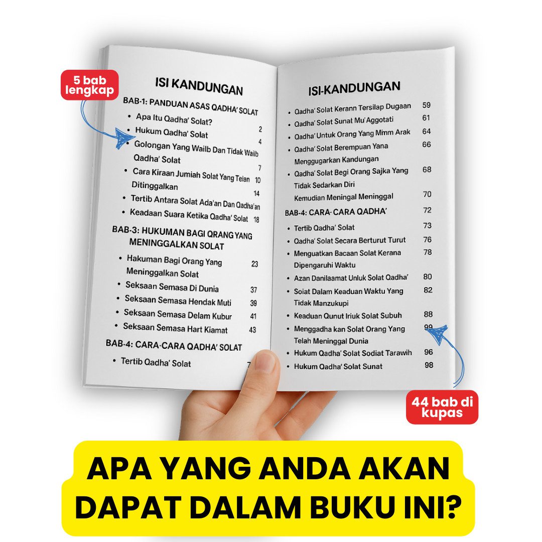 Buku Panduan Qadha Solat Depan